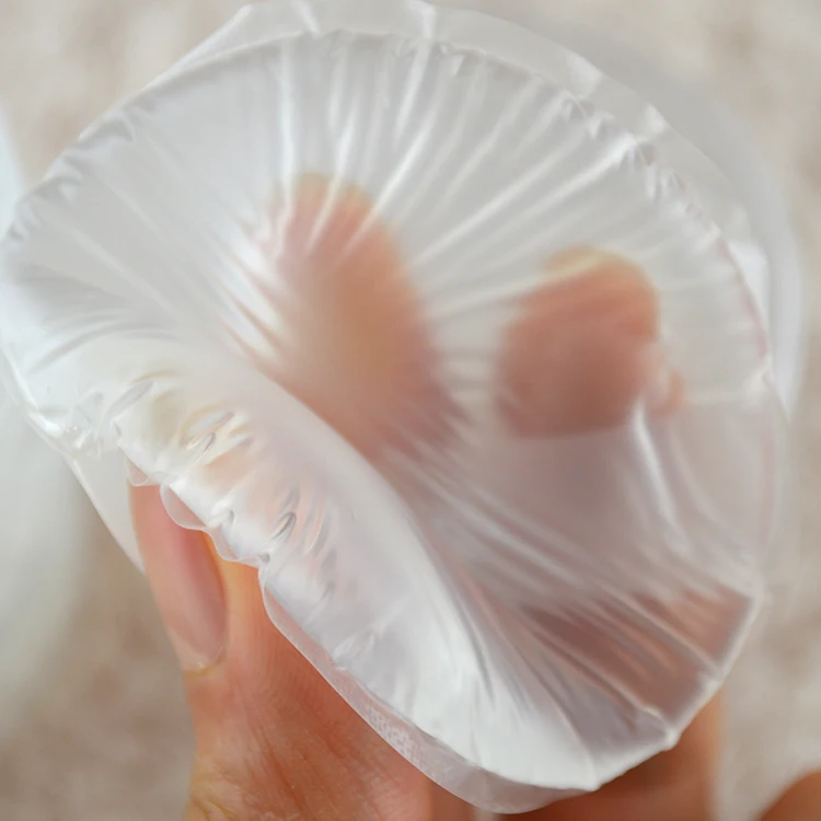 مجموعة إسفنجات مكياج سيليكون على شكل سمكة من جينجينج، 3 قطع مع علبة، إسفنجة تجميل للوجه شفافة كالكريستال لا تمتص البودرة