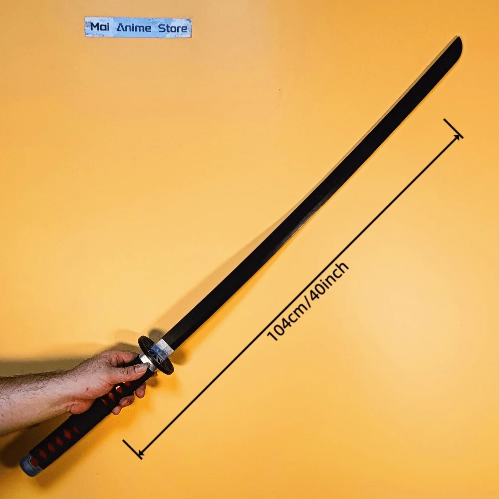 40inch Katana Original Samurai Sabre Wooden Damascus Real Japanese Katana Anime Cosplay Prop Ninja Knife Sword Unsharp Toy Gift
