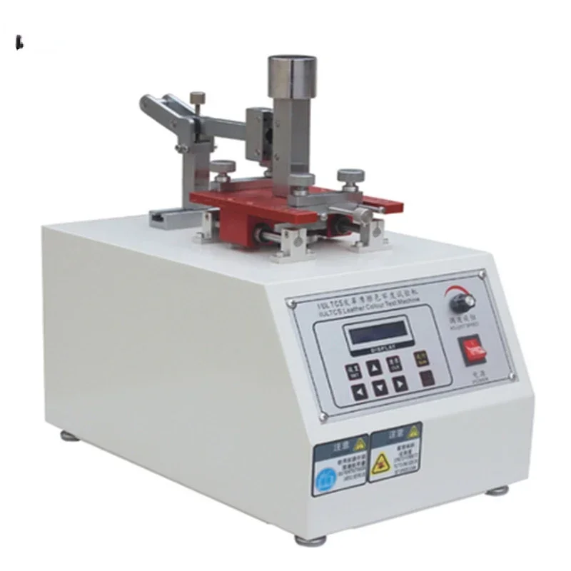 IU Leather Grinding Testing Machine Friction Color Fastness Test Machine Wet and Dry Color Fastness Friction Test