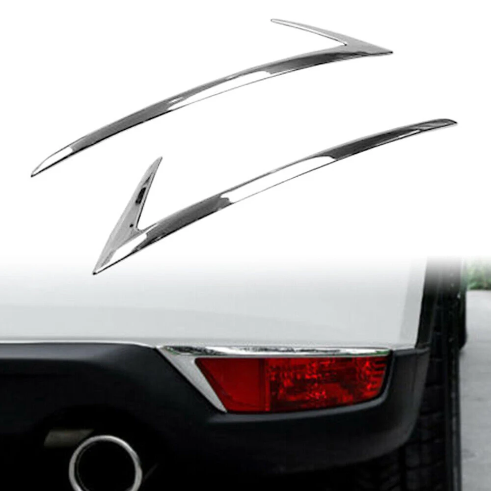 

2 шт., накладки на задний бампер, противотуманные фары, подходят для Mazda CX-5 2017 2018 2019 2020 2021, накладки на задний бампер, противотуманные фары, накладки на фару