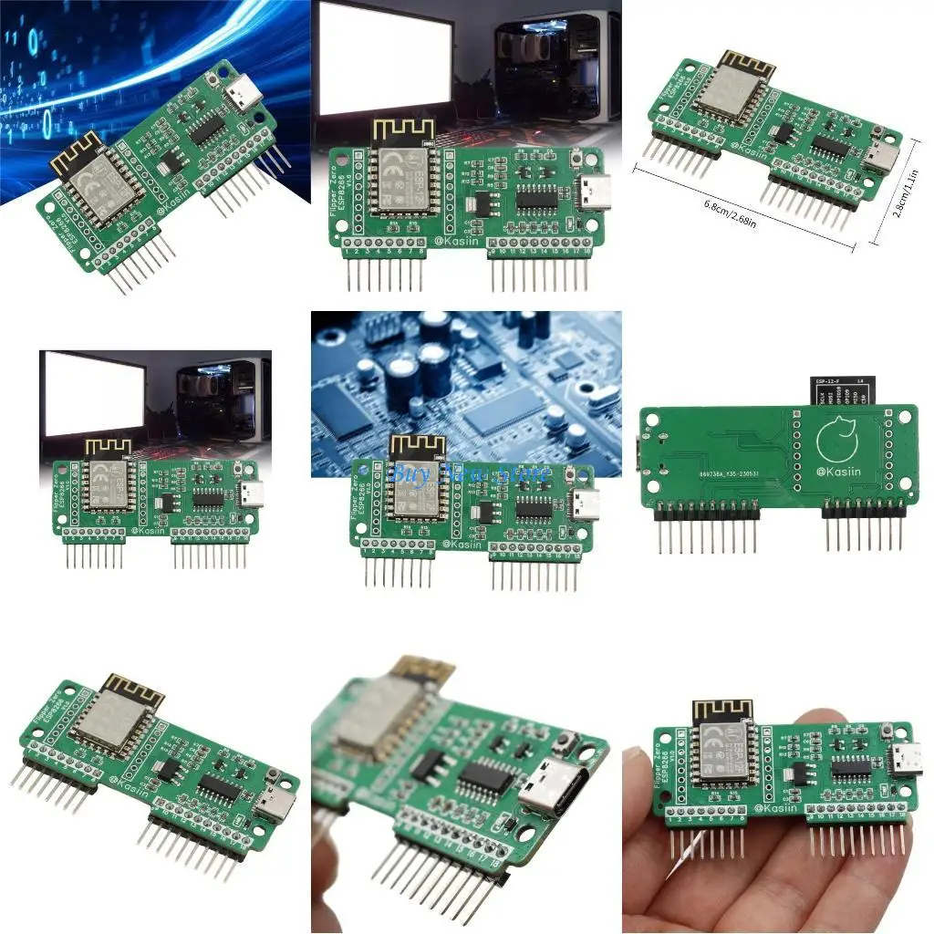 

20CE для Flipper ESP8266 Плата разработки модуля Wi-Fi поддерживает прошивку Deauther для инженеров-электронщиков