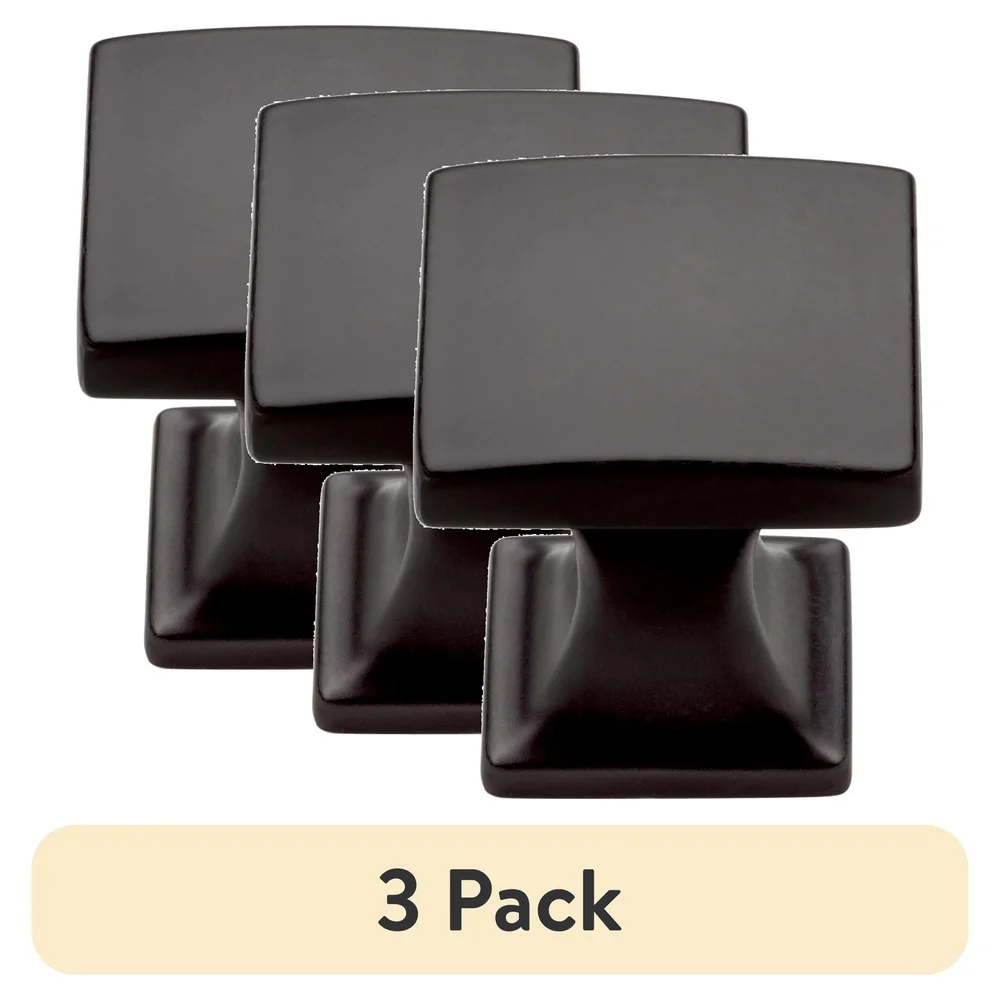 3 Pack Durable 1 Inch Deep Bronze Cabinet Knob Rustic Pulls Furniture and Cabinetry Easy Update Home Decor