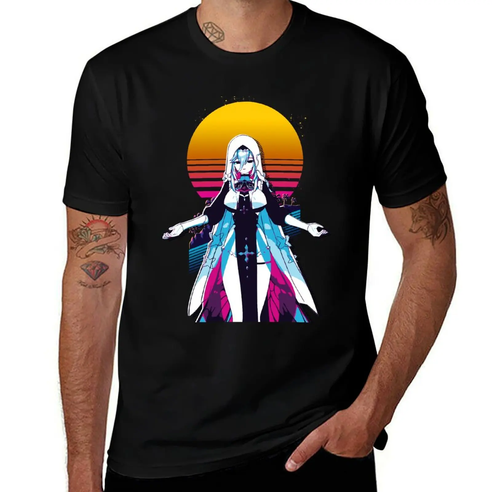 

Honkai Impact - Aponia *80s retro* T-Shirt Casual Trendy Short Sleeve T-Shirt