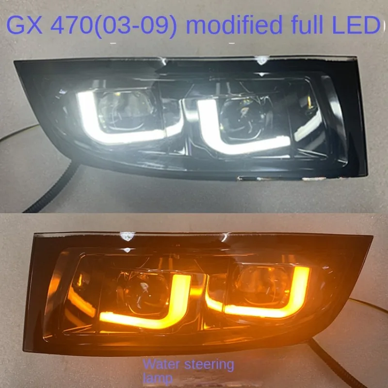 For Lexus GX470 2003-2009 LED Auto Parts Fog Light Assembly Turn Signal Light Headlight CYGNUS