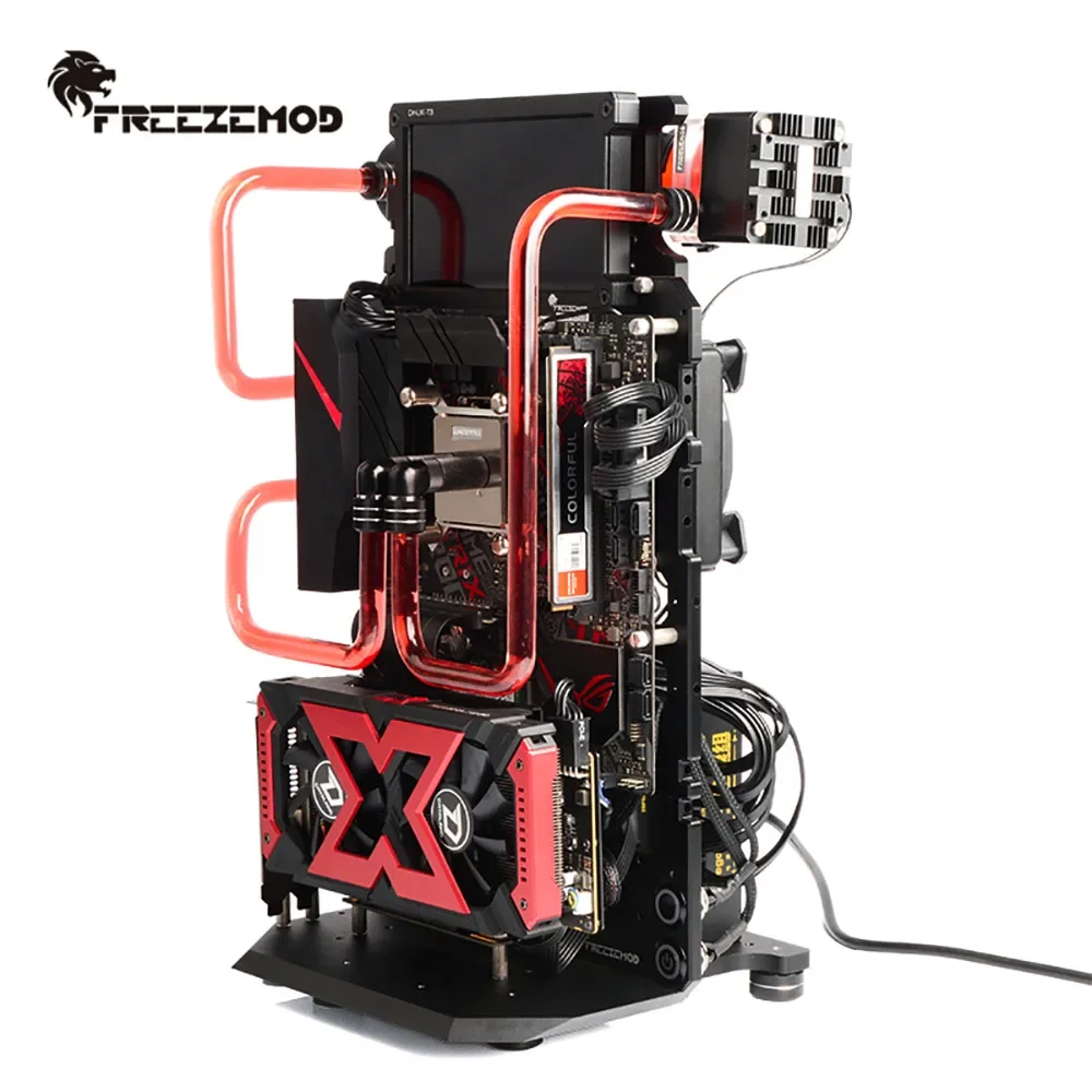 FREEZEMOD 水冷 PC ゲーマーキャビネットケースオープンタイプフル CNC