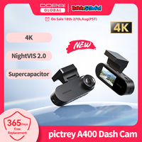 2025 New Dash Cam DDPAI A400 4K Record 1.9'' IPS Screen Support 24H Parking Mode Night Vision Car DVR A400 WIFI APP Car Camera