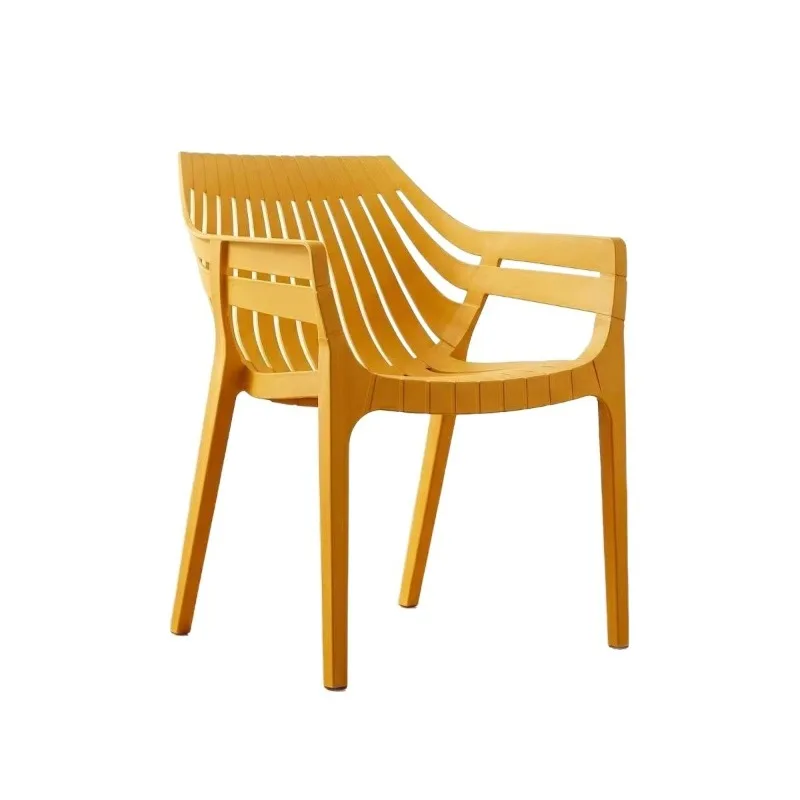 Thickened Nordic Plastic Back Home Leisure Chair Armrest Armchair Beach Chair