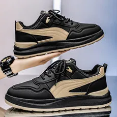 

кожаные повседневные туфли, универсальная дышащая спортивная обувь, модная студенческая обувь, мужская обувь на четыре сезона