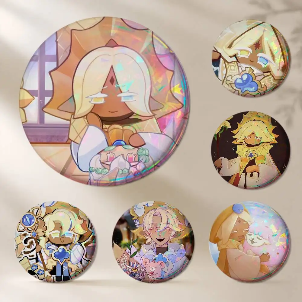 Cartoon Pure Vanilla Cookie Brooches Cartoon Badge Pins Backpack Hat Accessories Friend Gift