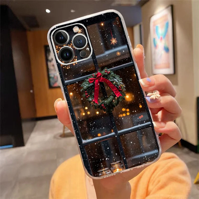 

Phone Case For iphone 17 Pro Max Air 16 15 14 13 Pro Max 15 16 Pro 15Plus Christmas Aesthetic