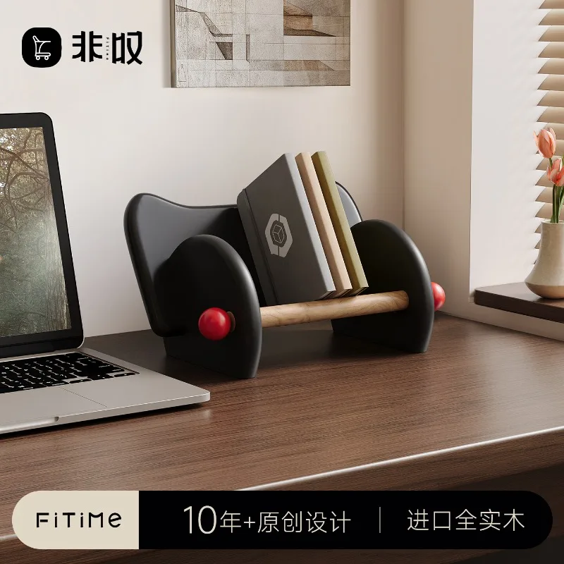 

Solid wood desktop bookshelf, hand account collection, inner shelf, picture books, book stand shelf， student textbook bookshelf