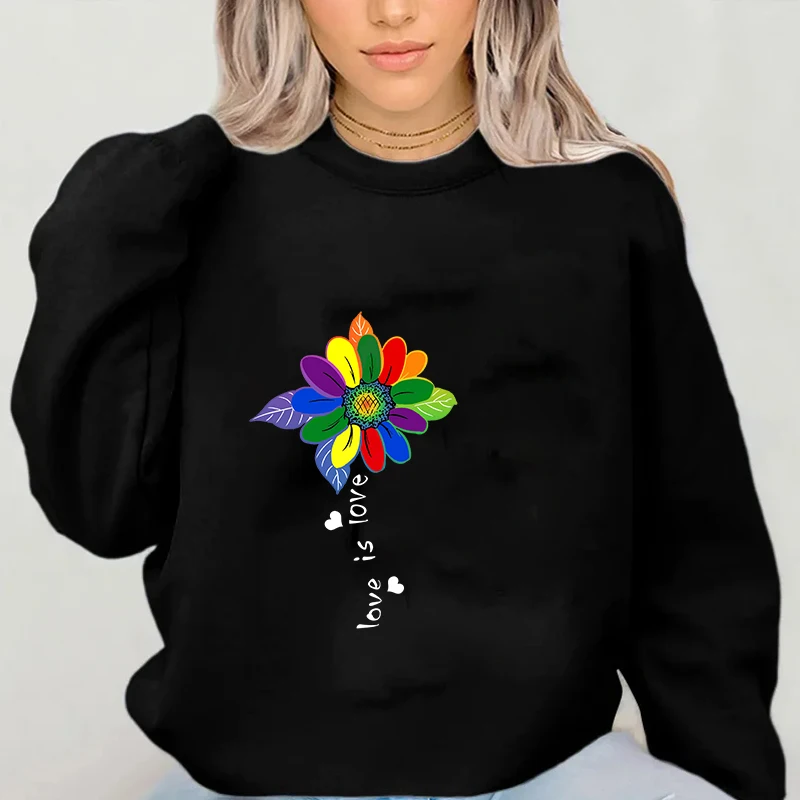 女性トレーナーおかしい Y2K カジュアルプルオーバープリント服パーカー長袖ファッション婦人服新 2000 年代パーカー