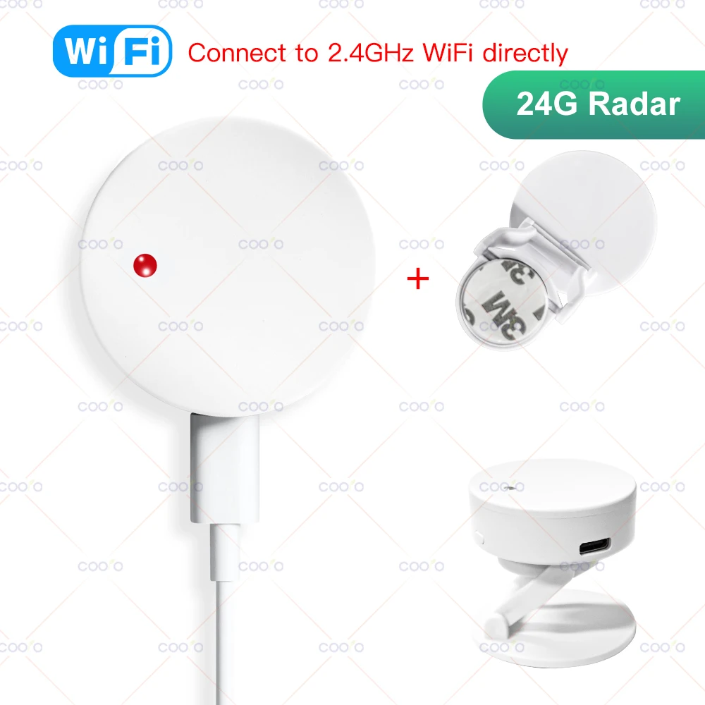 Tuya WiFi /Zigbee 24G Menschliche Anwesenheit Sensor Smart Menschlichen Körper PIR Sensor Radar Detektor Mikrowelle Motion Sensoren Home Automation