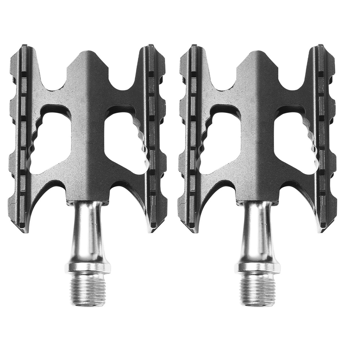 

Lightweight Pedal for Bicycle Black Road Bike Folding Steady Safe Aluminum Alloy Long Ride Comfortable Cycle