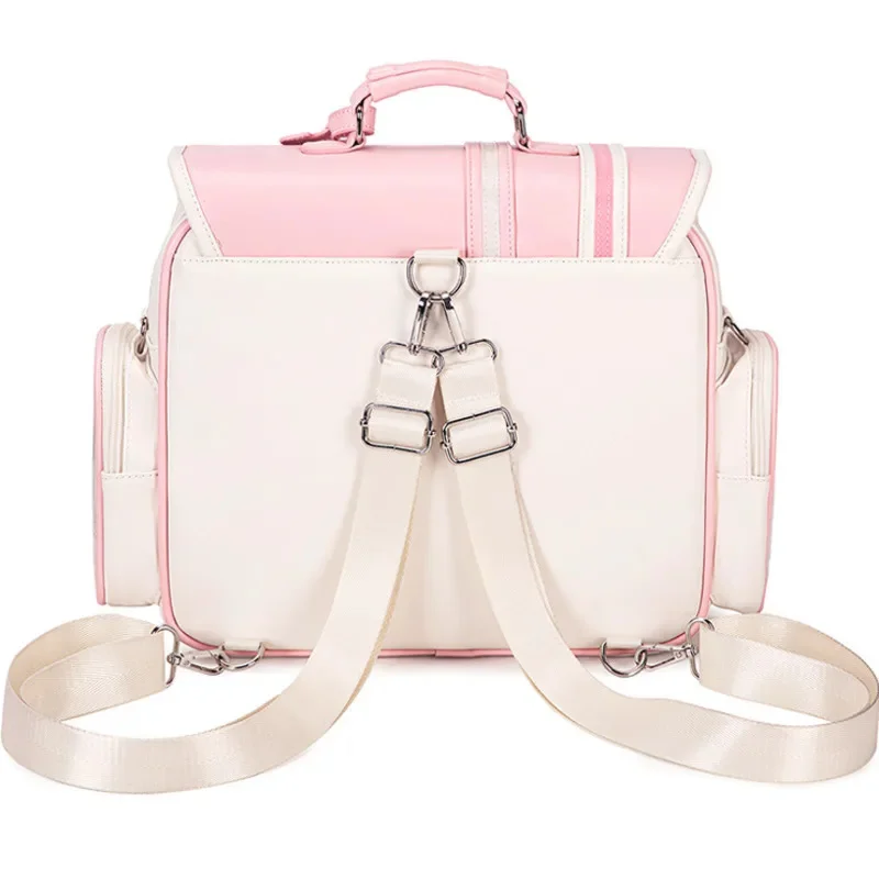 Mochilas estéticas Y2K Itabag JK corte de Lolita Anime japonés doble hombro bolsa para el dolor multicapa bolso oblicuo para mujer