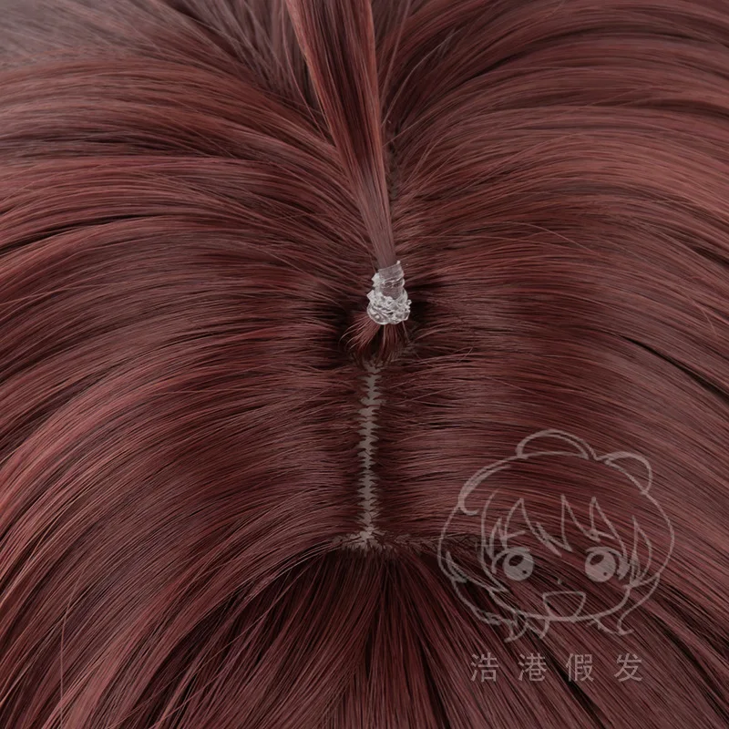 Halloween cosplay perucas dan da dan ayase momo cabelo vermelho-marrom japonês quadrinhos role play perucas feminino anime convenção festa acessório