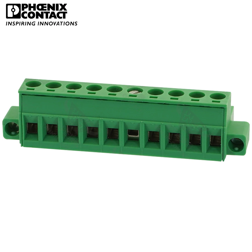 5.08mm Original Genuine Phoenix Contact Connector PCB Pluggable PLUG-IN Terminal Block 10 Pin MSTB 2.5 STF 5.08 1778069 12A 320V