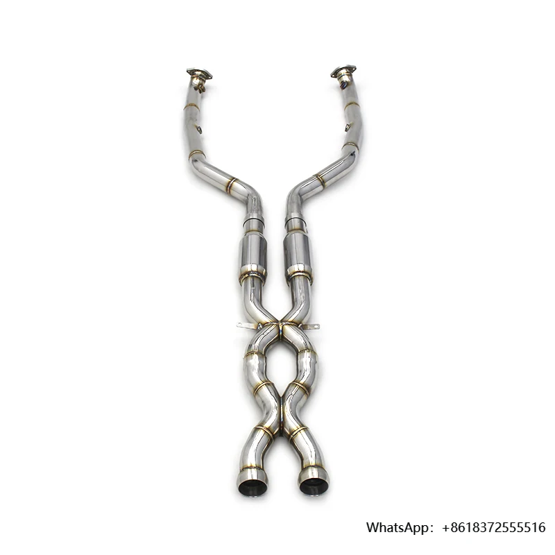 

Custom Ready to Ship Stainless Steel Tuning Exhaust Mid Pipe Straight Header for M3 E92 V8 4.0L 2008-2013