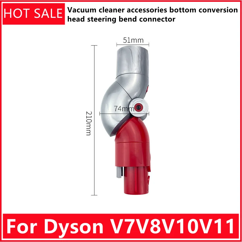 Dla odkurzacz Dyson akcesoria V7V8V10V11 dolna końcówka do konwersji złącze zginania kierownicy