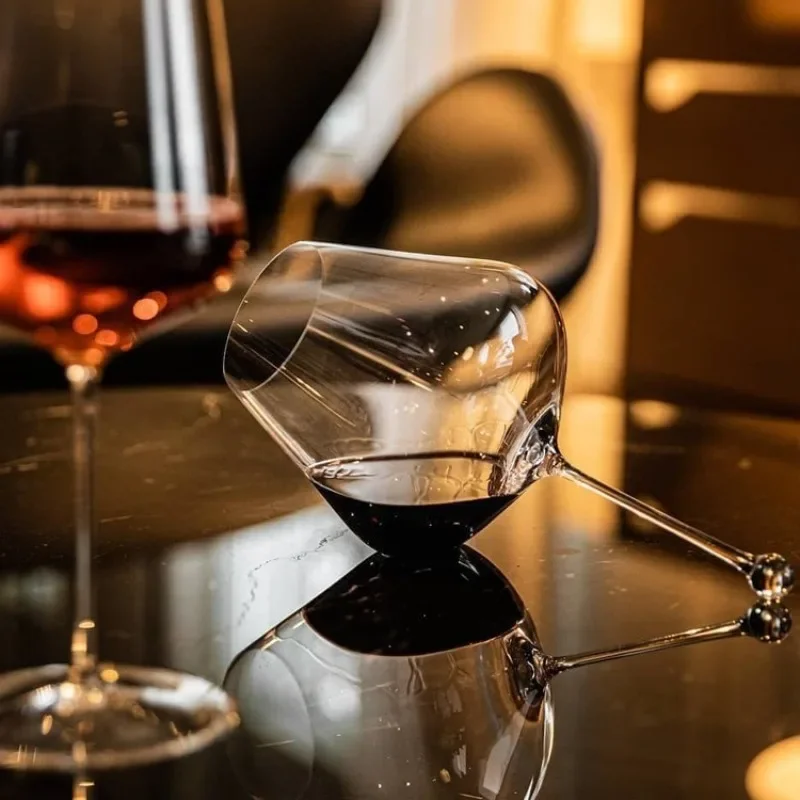 

Хрустальное стекло ручной работы, красно-белое виноградное стекло, бокал для красного вина, бордо, гравитационное стекло, светлый роскошный коктейльный виски