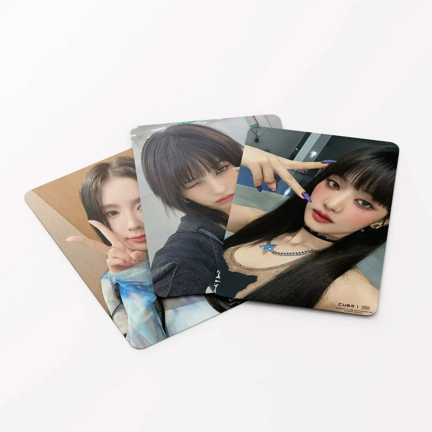 Kpop Gidle Lomo Cartões, Heat Photocard, Novo Álbum Photo Print Cards Set, Coleção de Fãs, 55pcs