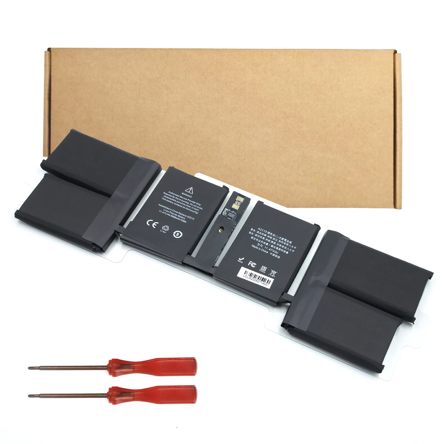 

A2519 11.47V 70Wh 6068mAh Laptop Battery For Apple MacBook Pro 14" inch A2442 A2779 M1 2021 Year EMC 3650 MKGR3LL/A MKGT3LL/A