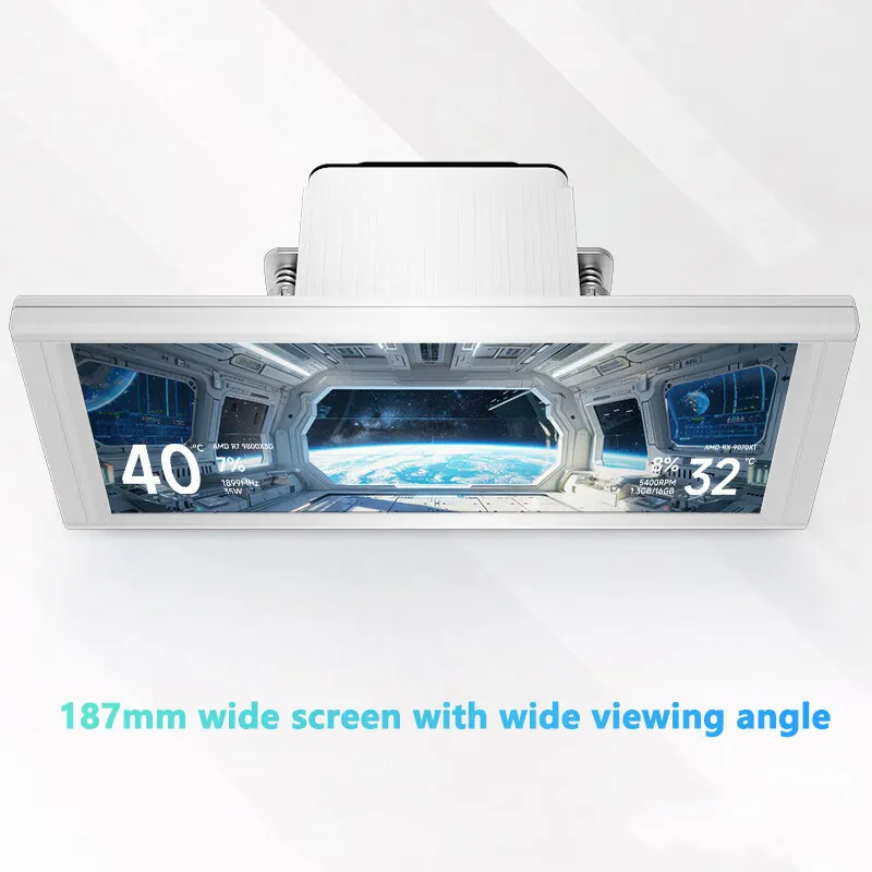 Thermalright TROFEO VISION 360 ARGB 360MM All-in-One Liquid Cooler Magnetic Cold Head Screen 6.86-inch IPS LCD LGA1700/1851 AM5 - Image 3