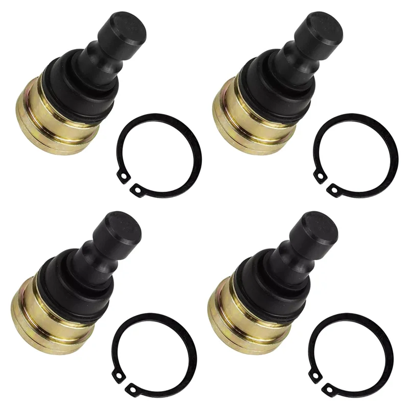 

H5-4Pcs Front Suspension Upper & Lower Ball Joint For Polaris 7061220 7061187 7081505 7081580 7081666