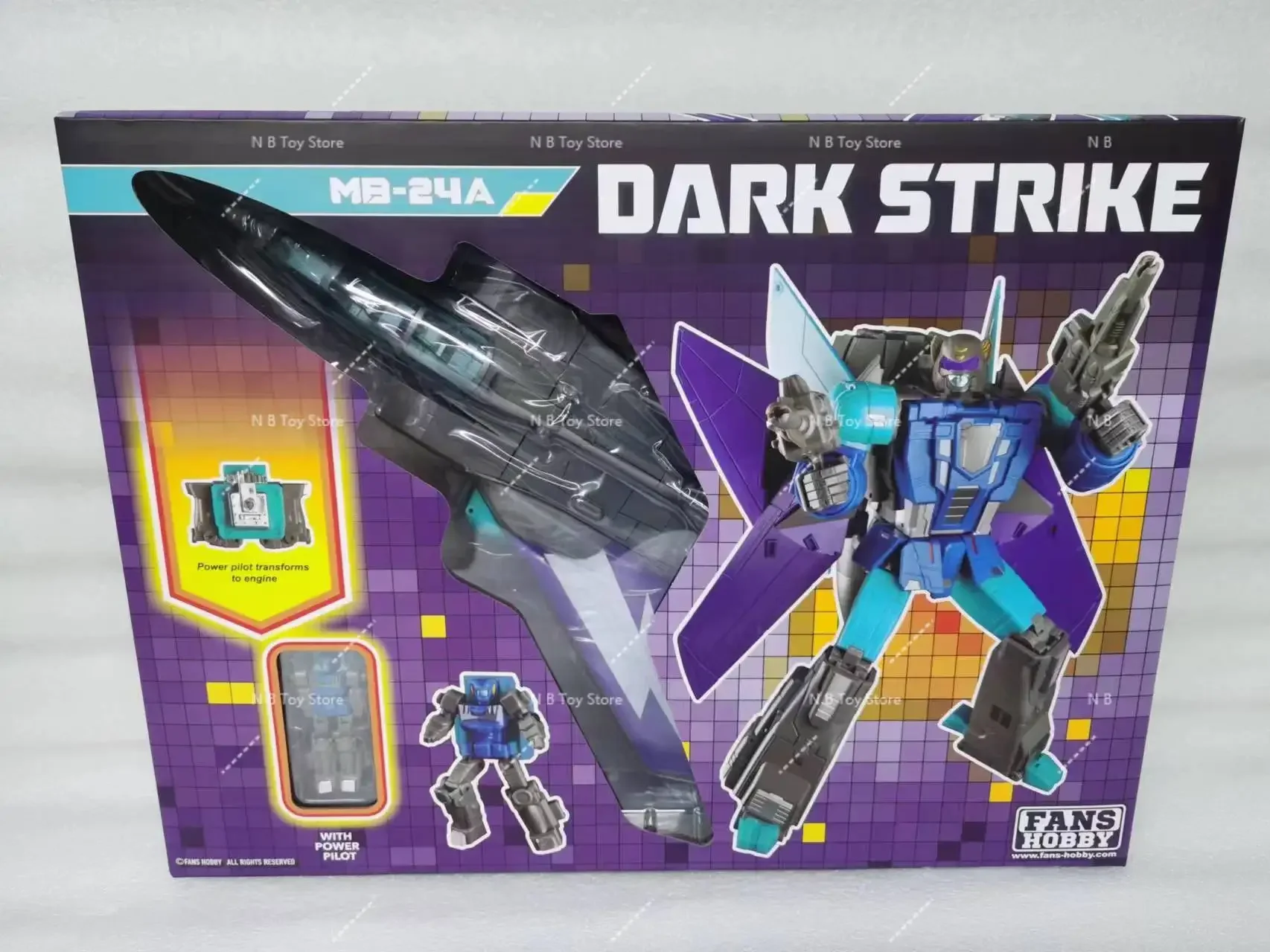 【Disponibile】 Fan di trasformazione del hobby MB-24 MB24 MB-24a MB24A Darkwing Dark Strike Robot Action Figure con scatola