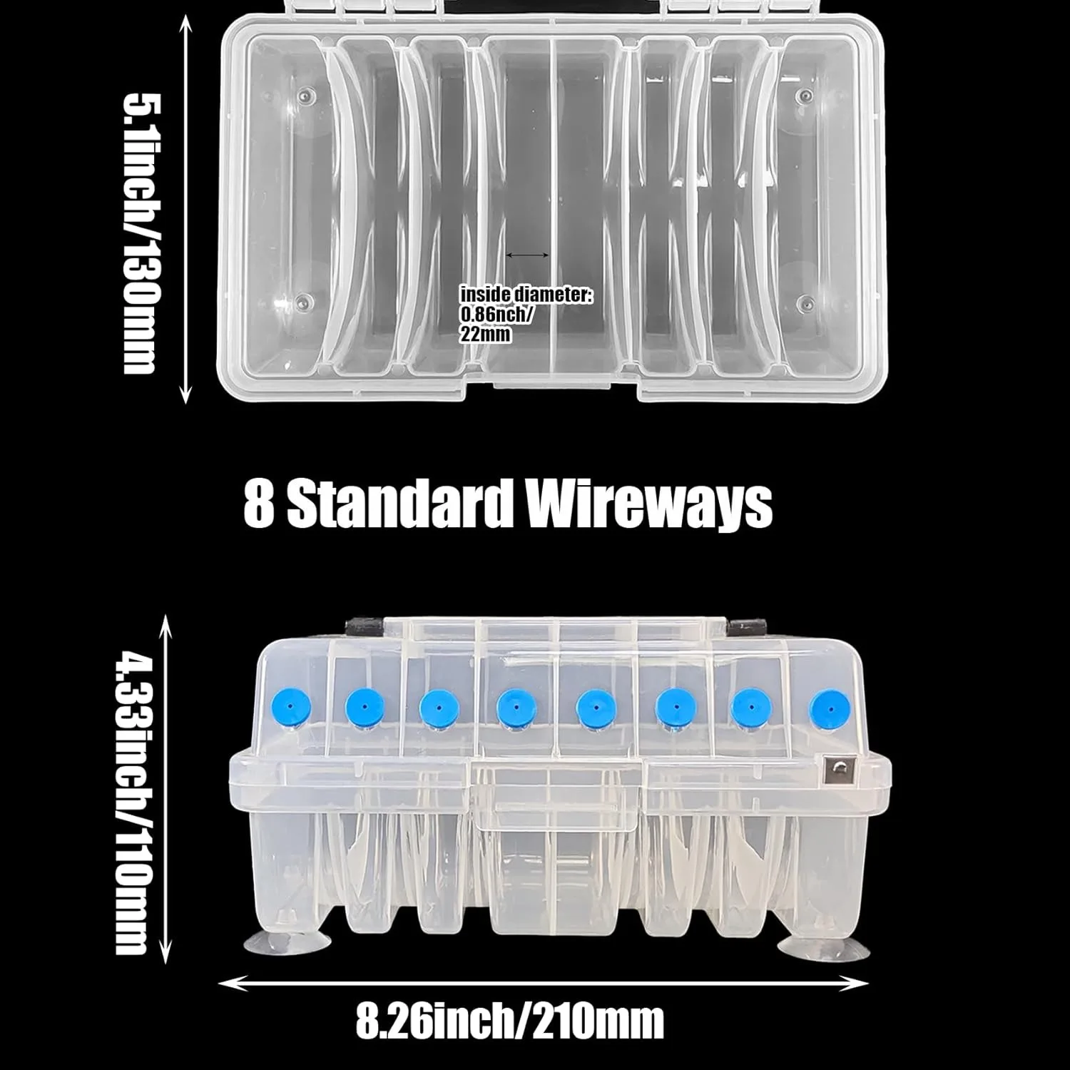 Estuche portacarretes impermeable – Organizador de sedal para pesca - imagen 4