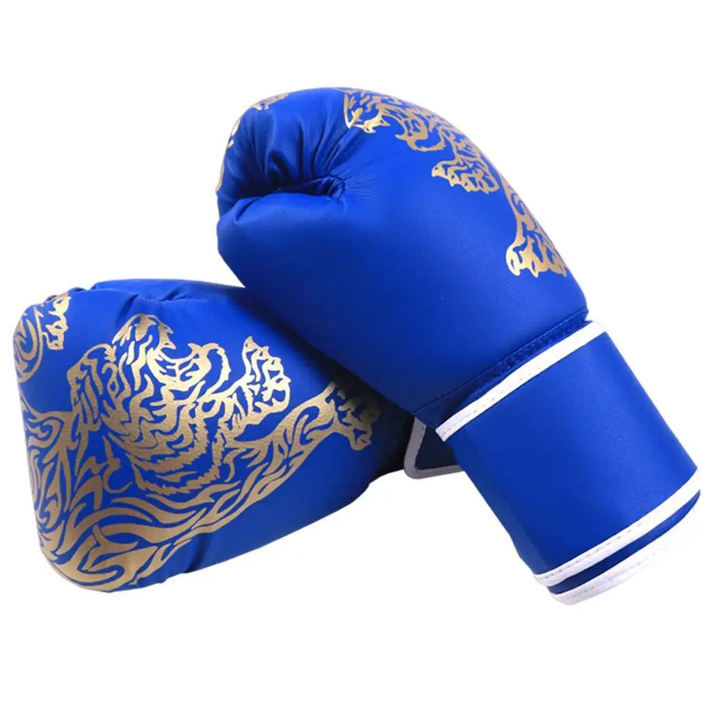 Erwachsene Boxhandschuhe Atmungsaktive PU-Leder Kampfhandschuhe Kinder Boxtraining Kickboxhandschuhe für Fitnessstudio Indoor Outdoor Sport