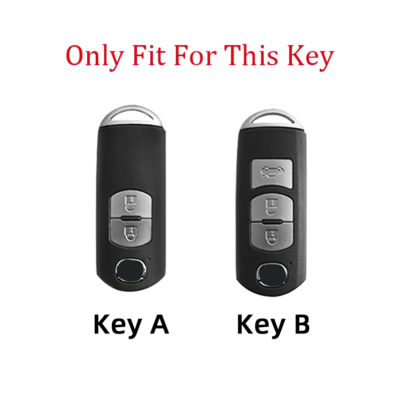 Car Key Case Cover For Mazda 2 3 5 6 8 CX-3 CX-4 CX-5 CX-7 CX-9 Atenza Axela MX5 Speed3 Miata 2 3 4 Button Key Protect Shell