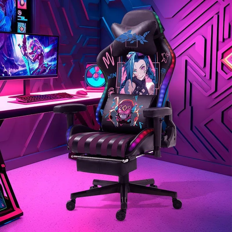 Ergonomic Gaming Chair for Home Office Multi-functional Recliner for Extended Sitting,