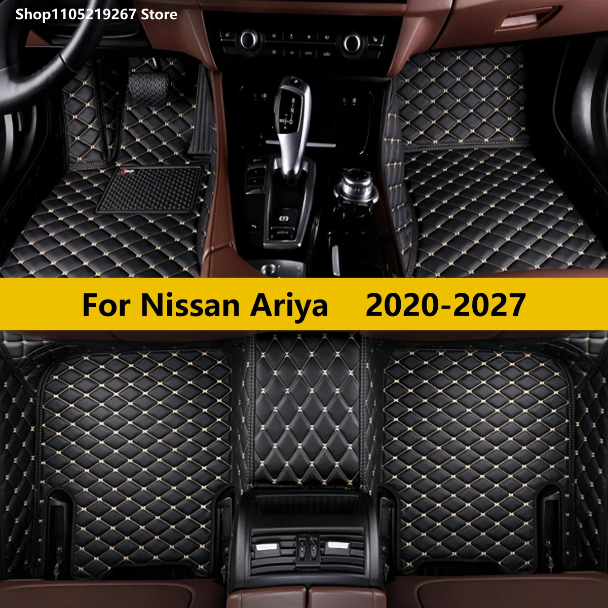 

5-seater Car Floor Mats Fit For Nissan Ariya 2020 2021 2022 2023 2024 2025 2026 2027 Carpets Rugs Foot Pads Accessories
