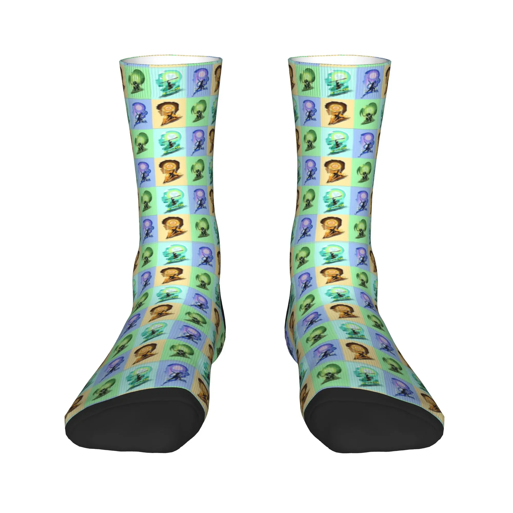 Elemental Balance Minimalist Avatars Airbender Socks  Fashion Stockings Winter Anti Sweat Men Socks Medium Soft Cycling Socks