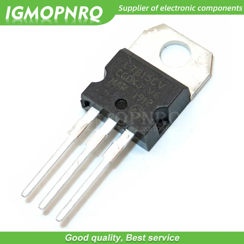 10pcs L7815CV L7815 KA7815 MC7815 Voltage Regulator 15V 1.5A TO-220 new original