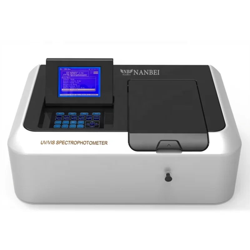 

Biochemistry lab uv visible spectrophotometer for teaching