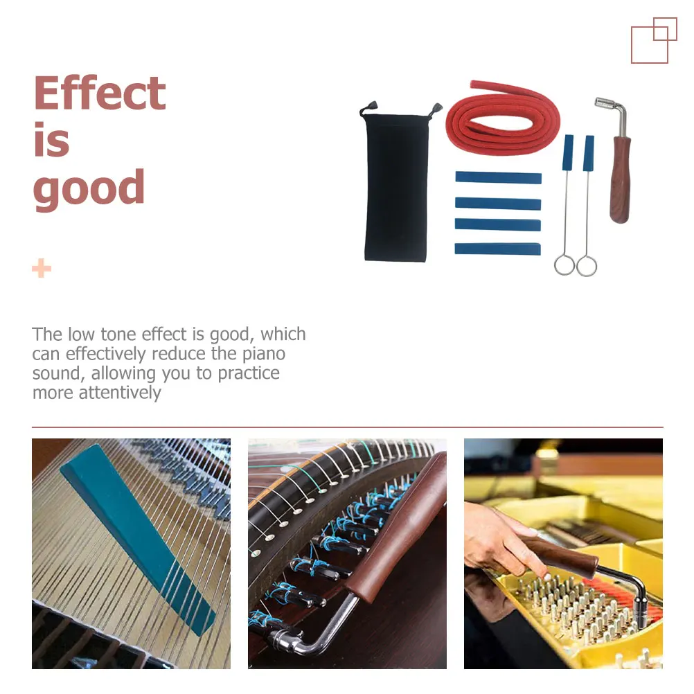 

1 set 1 Set Mutes Tuning Tools Durable Piano Kit Rubber Wedge Mute Piano Tuner Accessories Keyboard Instrument Parts