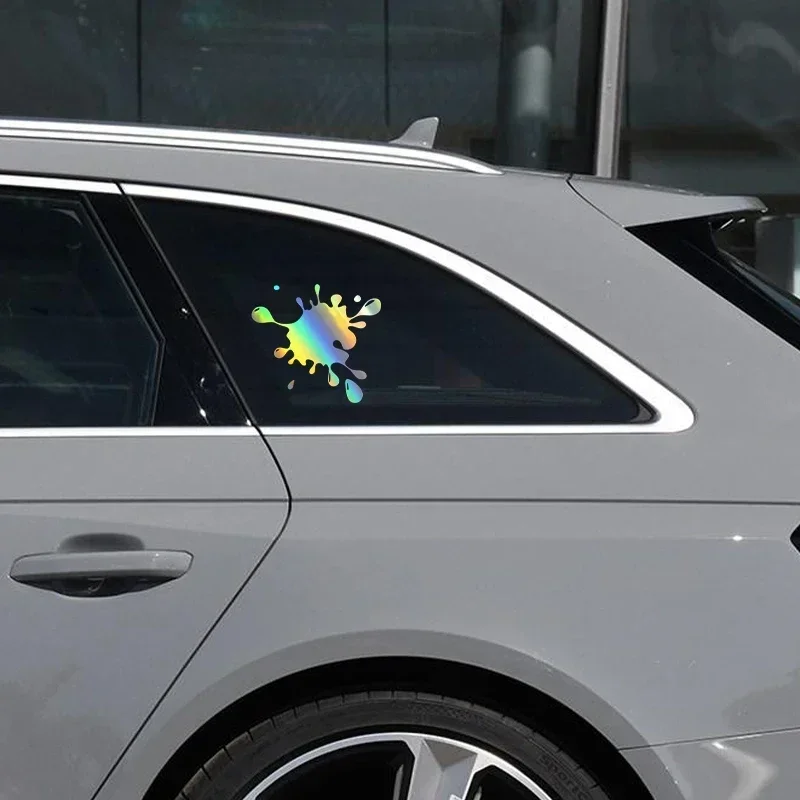 1/2Pcs Interesting Spots Car Stickers, Vinyl Decal for Car Interior & Exterior Decoration, White/Black Optional