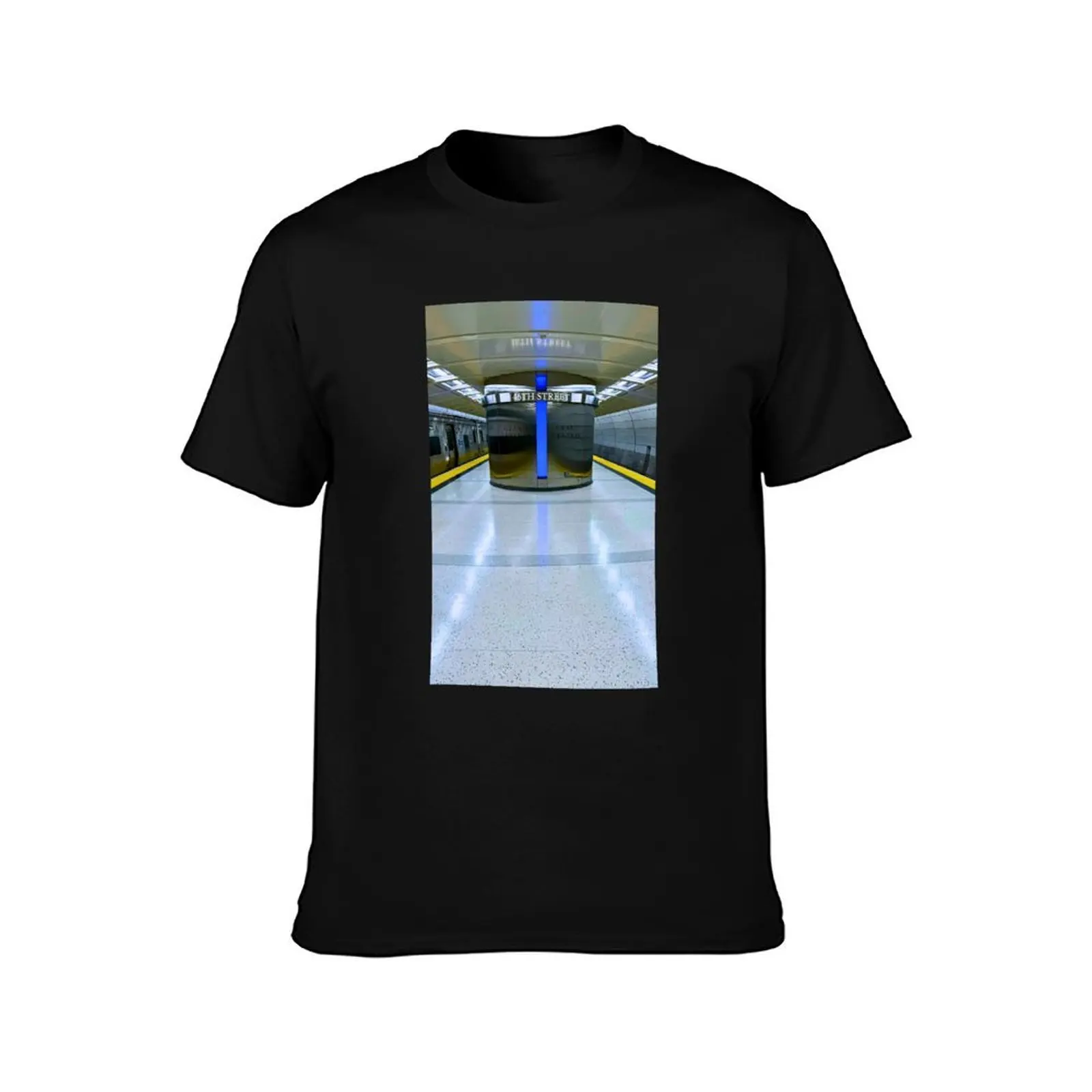 Grand Central Station-LIRR Concourse T-Shirt Stylish Print Short Sleeve Tee T-Shirt