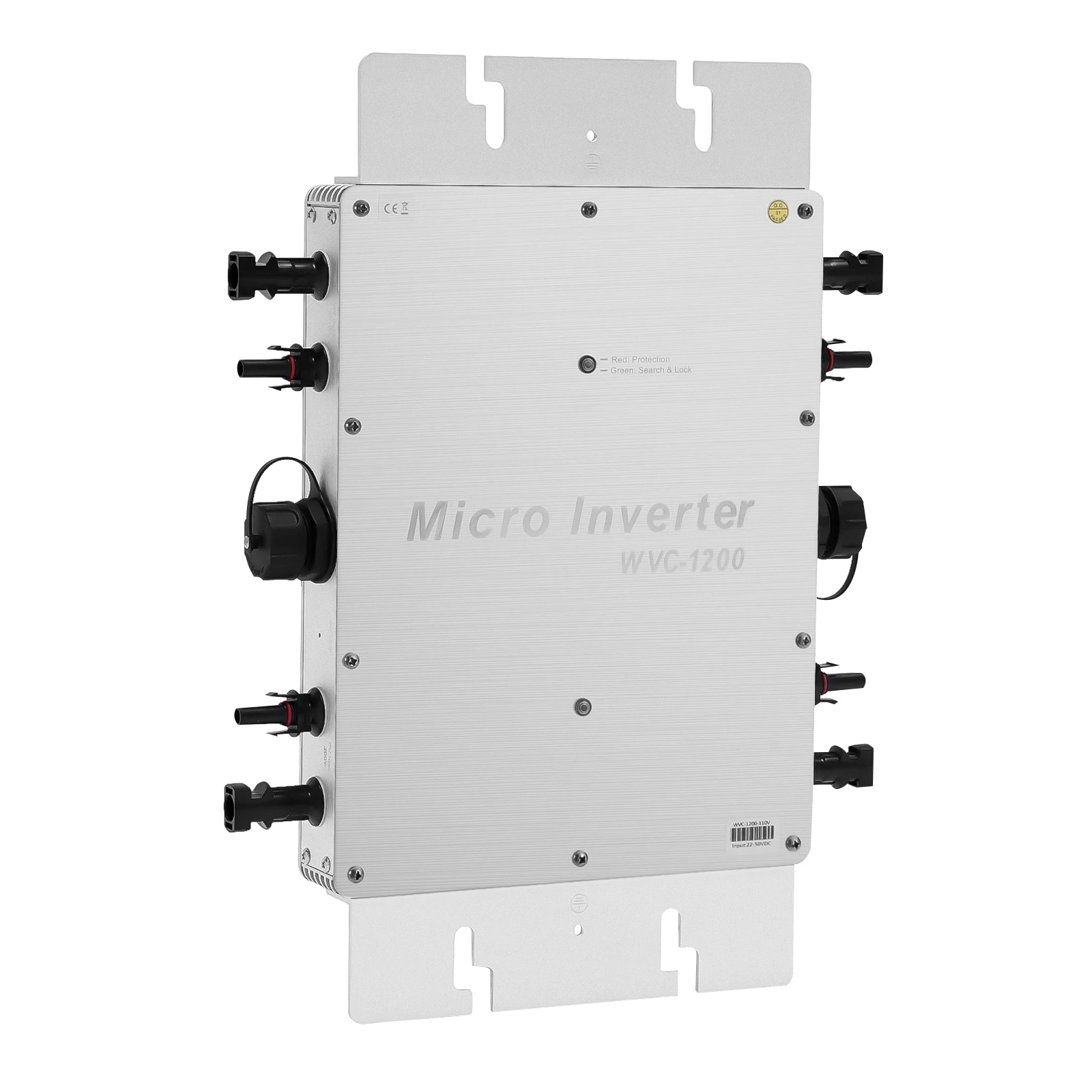 1200W 110V Solar Grid Tie Inverter Waterproof Ip65 Pure Sine Wave Inverter Applicable To 30v Or 36v Solar Panels