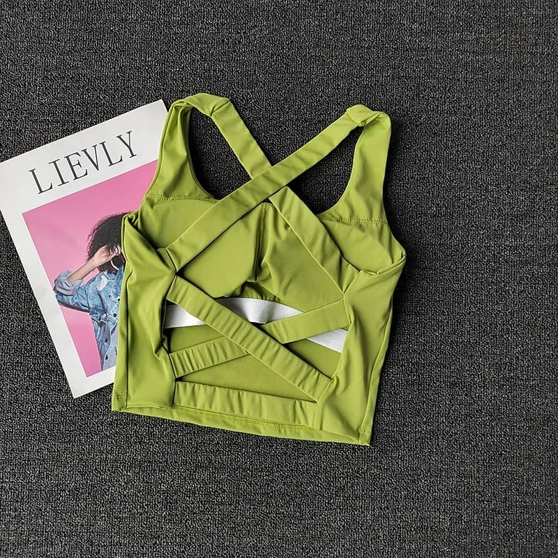 

Женский спортивный бюстгальтер, топ с эффектом пуш-ап, фитнес-бюстгальтер для йоги, нижнее белье, спортивные топы для женщин, дышащий жилет для бега, бюстгальтер без косточек, спортивная одежда для женщин