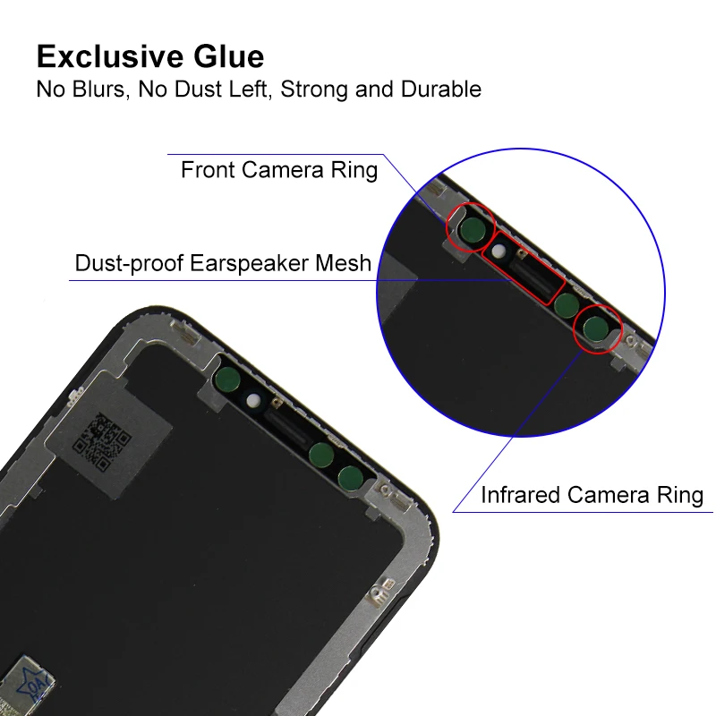 GX OLED LCD Display For iPhone X LCD Display For iPhone XS MAX 11/11 Pro/12 /12 Pro Display LCD Screen Touch Digitizer Assembly