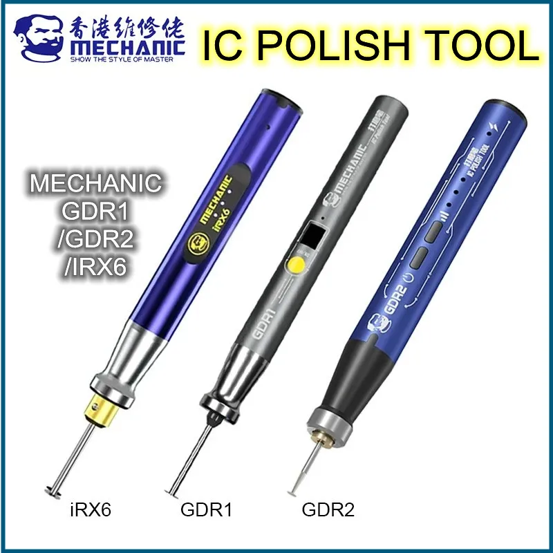 MECHANIC Digital IC Polishing Pen Wireless Speed Adjustable Engraving Machine CPU Screen Drilling Chip Grinding Disassembly Tool