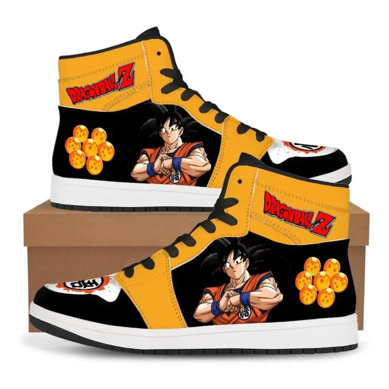 Cosplay Sneakers Anime Dragon Ball Son Goku Outdoors Hiking Casual Shoes Wear-Resistant Comfort Basketball Shoes Birthday Gift
