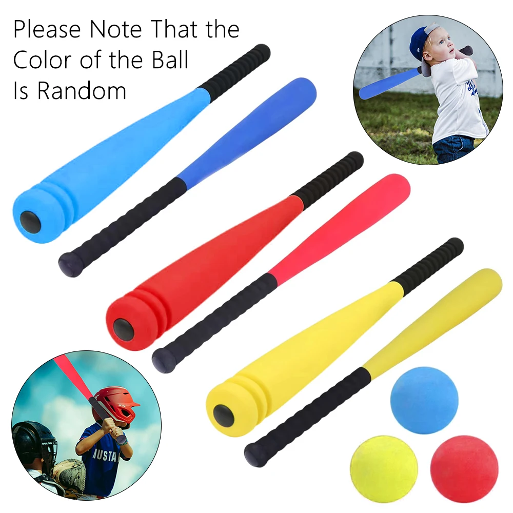 볼 스펀지 야구 배트 안전하고 가벼운 폼 야구 배트 소프트볼 훈련 액세서리 부드러운 EVA 소프트볼 배트