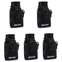 5PCS MSC-20A Multifunction Case Holder Pouch Bag for Motorola GP328+ BAOFENG UV-5R UV-B5 UV82 UV6 UV8D GT-3 A52 Walkie Talkie