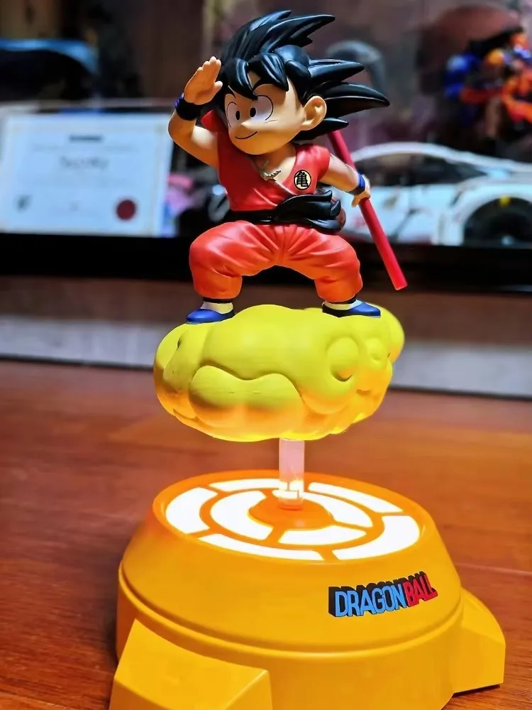 

Dragon Ball Sun Wukong Rotating Night Light Series Anime Figure Bedroom Desktop Decoration Peripheral Doll Model Birthday Gift