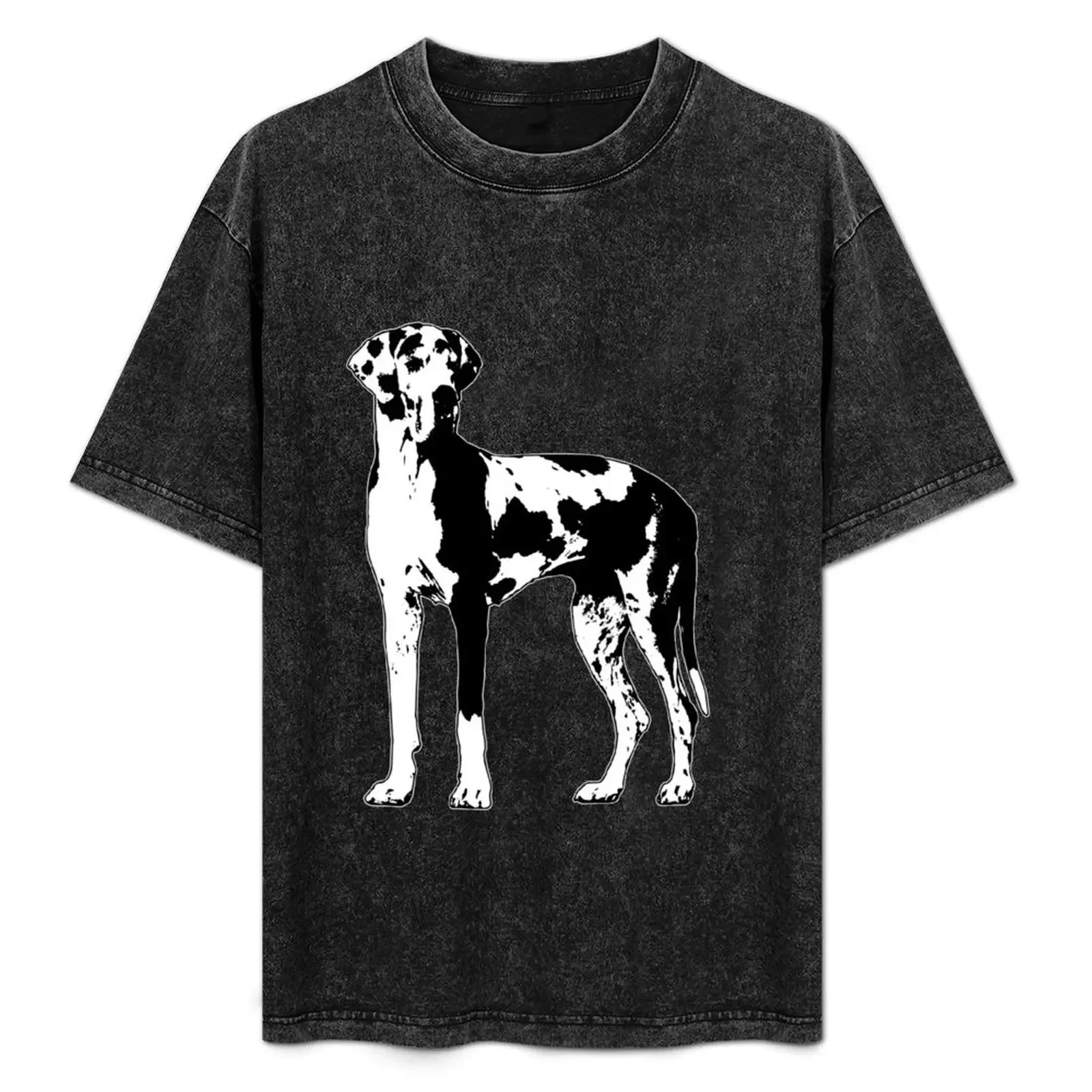

Harlequin Great Dane T-Shirt gifts for boyfriend customs design your own cute tops shirts graphic tee men