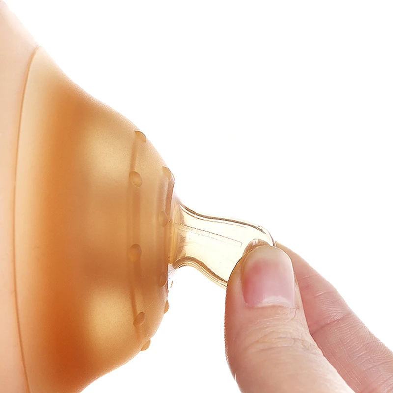 แผ่นปิดหัวนมซิลิโคน 1 ชิ้น สำหรับคุณแม่ให้นมบุตร ป้องกันหัวนม